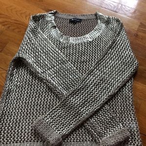 Gold fun sweater for the holidays!